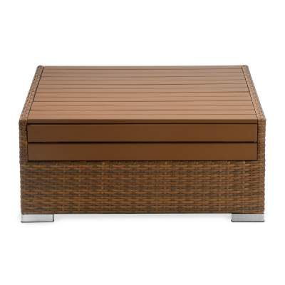 @home by Nilkamal Rover Garden Table (Tan Brown)