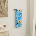 @home by Nilkamal Fish Printed 70 x 150 cm Bath Towel Multicolor...