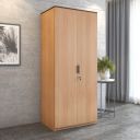 @home by Nilkamal Milford 2 Door Engineered Wood Wardrobe Without Mirror...