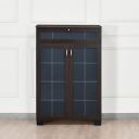 @home by Nilkamal Ruth Engineered Wood Small Shoe Cabinet for Upto 16 to 20 Pairs (Wenge)...