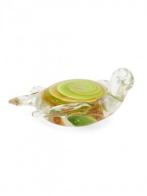 @Home by Nilkamal Turtle Showpiece Green