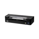 ATEN 3-Port USB-C DP Hybrid KVMP Switch W/in...