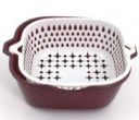 ATEVON 2 in 1 Basket Strainer to Rinse Various Types of Items Like Fruits, Vegetables...