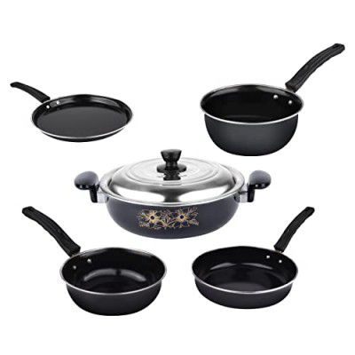 ATEVON 5-Piece Premium Non-Stick Cookware Set 