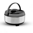 ATEVON Hot-Pot Insulated Casserole Set - Stainless Steel with Plastic Cover, Leak Proof...