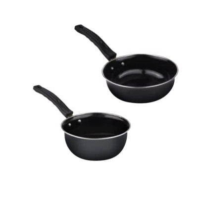 ATEVON Induction-Friendly Nonstick Aluminium Cookware Set - 2 Count