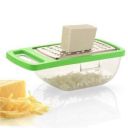 ATEVON Mini Cheese & Garlic Grater - Stainless Steel with Storage Container...