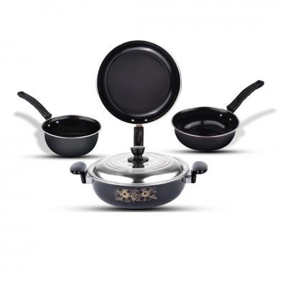 ATEVON Nonstick Cookware  Kitchen Tool Set, 5 Pieces Kitchen Set