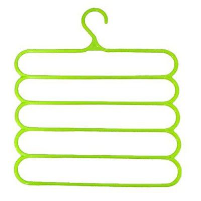 ATEVON Plastic 5 Multilayer Hanger for Clothes Hanging