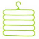 ATEVON Plastic 5 Multilayer Hanger for Clothes Hanging...