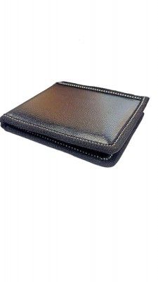 ATEVON Premium Black Leather Wallet for Men - Durable and Fashionable