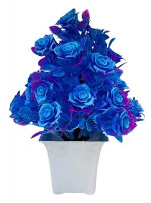 ATEVON Real Touch Silk Flower Bunch: Elevate Home, Bedroom, Living Room & Office Decor with Artificial Elegance, Multicolor