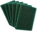 ATEVON Scrub Sponge Cleaning Pads Aqua Green Multipurpose Scrub for Kitchen Cleaning, Tiles (Pack of 6)...