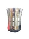 ATEVON Stainless Steel DL Marlboro Glass - Sleek Mirror Polish Finish - Durable Material - Ideal for Home and Hospitality Use - Pack of 1...
