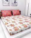 Athom Living Cotton Double Bedsheet Sheet 140 TC 223x248 cm(106D)...