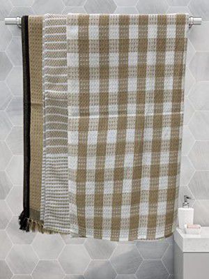 Athom Living Eco Saviour Premium Cotton Light Weight Quick-Dry High Absorbent Cotton Bath Towel Multicolor- Pack of 3