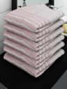 Athom Living Ecosaviour Premium Cotton Bath Towel Amor Pink (Pack of 6)...