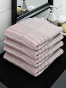 Athom Living Ecosaviour Premium Cotton Bath Towel Amor Pink (Pack of 4)...