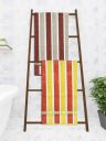 Athom Trendz Ecosaviour Striped Cotton Bath Towel 70x140 cm Multicolour Pack of 2...