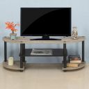 @home by Nilkamal Fitz Engineered Wood Open Shelves Storage Tv Unit (Brown)...