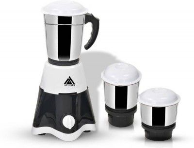 Athots Novak 700 W Mixer Grinder  (Novak Powerful Hybrid 100% Copper Motor | 3 Jars | Black, White)