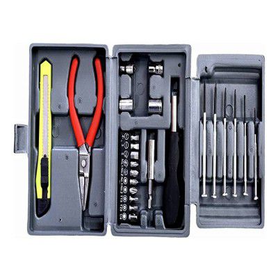 ATHRZ Multi Purpose 25 Pcs Screwdriver Socket Set & Bit Tool Kit Set Hobby Tool kit Combination - HOBYTOL-N11