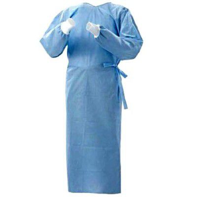 ATOM Shield Surgeon Gown Level 3 Disposable Medical Blue Latex Free Non Woven Pack Of 1