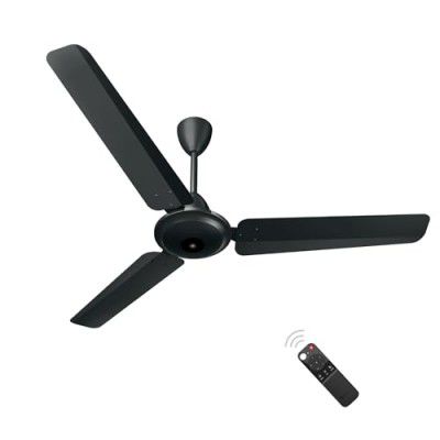 atomberg Ameza 1200mm Classic BLDC Ceiling Fan with Remote | 5 star | High Air Delivery | LED Speed Indicator | Low Noise | Classic Design with Power Saving | 2-Year Warranty (Gloss Black)