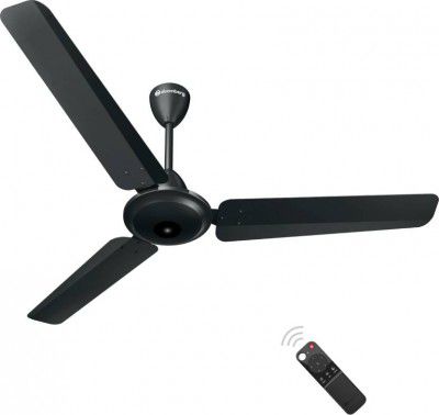 Atomberg Ameza 5 Star 1200 mm 3 Blade Ceiling Fan (BLDC Motor with Remote | Gloss Black | Pack of 1)