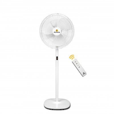 Atomberg Efficio+ 400mm BLDC motor Energy Saving Pedestal Fan with Remote Control (White,Pack of 1)