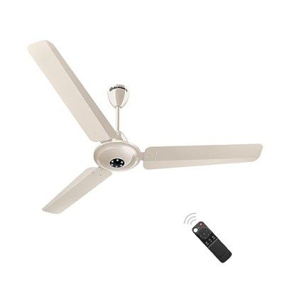 atomberg Efficio Alpha 1200mm BLDC Ceiling Fan with Remote | 5 star | High Air Delivery | LED Speed Indicator | Low Noise | Timeless Design with Power Saving | 2 Years Warranty (Seasand Ivory)