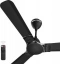 Atomberg Erica 5 Star 1200 mm 3 Blade Ceiling Fan (BLDC Motor with Remote | Midnight Black | Pack of 1)...
