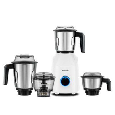 Atomberg Yulia 750 Watt Mixer Grinder | 4 Multipurpose Jars including Chopper Jar