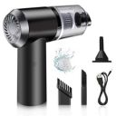 ATOZ GAMING Portable Rechargeable Vacuum Cleaner with Blower, USB Charging, Wireless Handheld, Travelling, Camping, Kitchen Use...