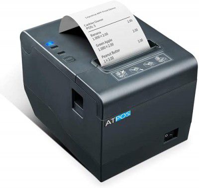 AtPOS AT-302 80mm (3 Inches) Direct Thermal Printer Auto Cutter