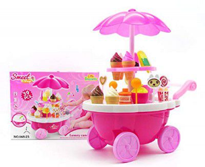 Attractive Sweet Shop Model Building and Playing Toy