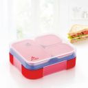 ATTRO Admire 3 Compartment Stainless Steel Lunch Box Inner Steel 800ml...