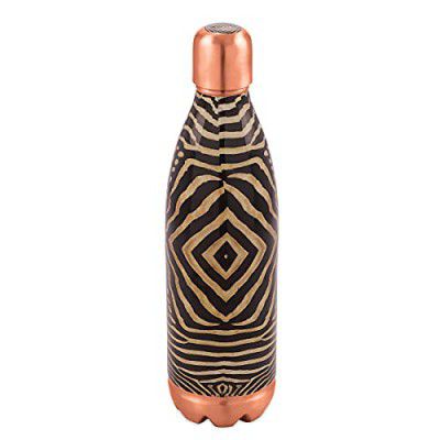 Attro Aarogyam 1000ml O2 AKS Designer Joint-less Copper Water Bottle