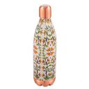 Attro Aarogyam 1000ml O2 Floral Designer Joint-less Copper Water Bottle...