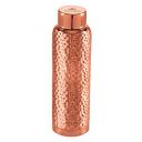 ATTRO Aarogyam - 1000ml Ozone Hammered Finish Joint-less Copper Water Bottle...