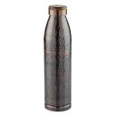 Attro Aarogyam 1000ml Slim Vinatge Hammered Finish Joint-Less Copper Water Bottle Improves Immunity, Nervous & Digestive System...
