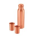 Attro Aarogyam 1000ml Tatva Copper Water Bottle & 2 Glass Set ...