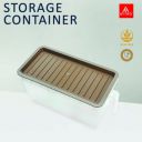 Attro Air Tight Food and Storage Container 3 Detachable Small Storage Boxes | 5000ml | Brown...