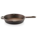 Attro Cookware Pre-Seasoned Cast Iron Skillet Pan Compatible with Gas Stove, Induction, Oven 8.5 inch - Black...