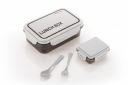 ATTRO Crunch Plastic Lunch Box Airtight, BPA-Free Comes with Fork & Spoon – Ideal for Office...
