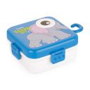 ATTRO Festive Super Elephant Lunch Box 2 Layer Plastic Lunch Box Comes with 1 Detachable Tray, 1 Small Container & 1 Spoon Ideal for Kids BPA Free 1590ml+70ml- Blue...