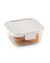 ATTRO Glassox Borosilicate Square Glass Lunch Box...