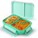 ATTRO Gourmet 2 Compartment Lunch Box Portable Meal Organizer for Office...