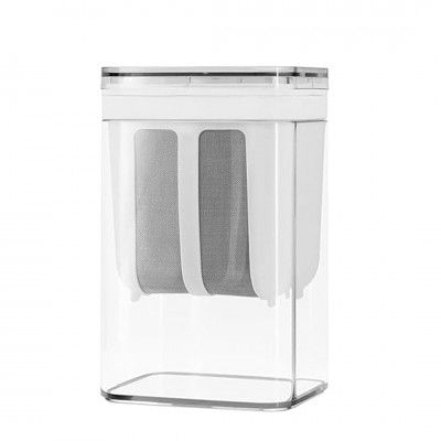 ATTRO Greek Yogurt & Curd Maker Fine Mesh Strainer with Lid Multifunctional Whey Separator for Homemade Yogurt - 1100ml