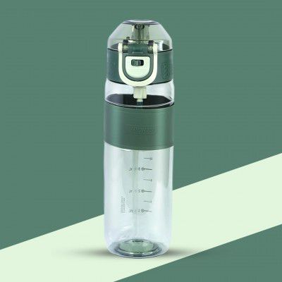 Attro Gripper Sports 760ml Stylish Water Bottle Comes with Secure Lock & ML Marking Mention for Daily 
